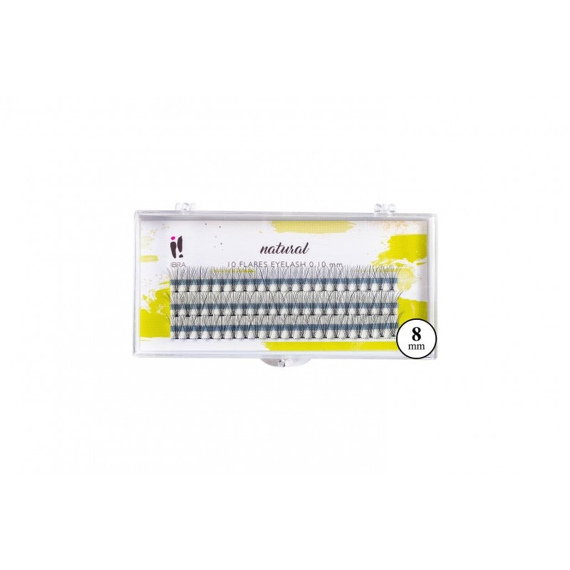 IBRA NATURALS FLARE EYELASH KNOT FREE : Βλεφαρίδες Τουφάκια