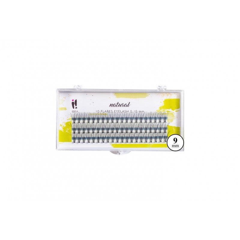 IBRA NATURALS FLARE EYELASH KNOT FREE : Βλεφαρίδες Τουφάκια
