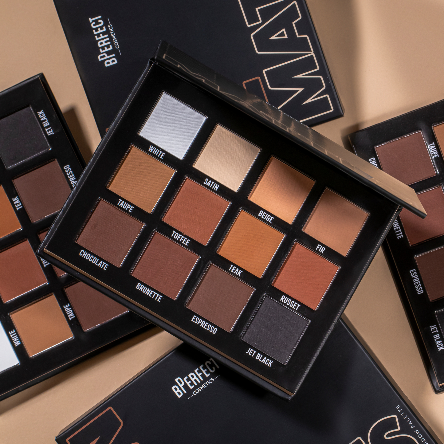 BPerfect Mini Mattes Palette : Παλέτα Σκιών