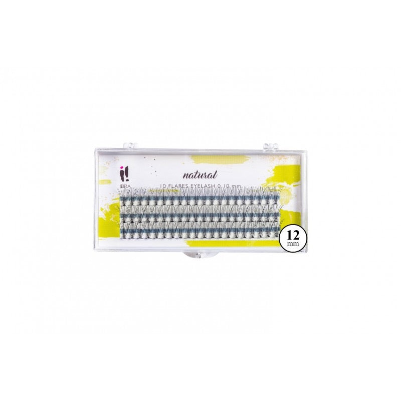 IBRA NATURALS FLARE EYELASH KNOT FREE : Βλεφαρίδες Τουφάκια