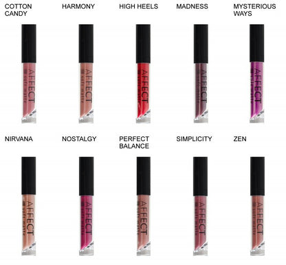 AFFECT COSMETICS  Liquid Lipstick Soft Matte : Υγρό Κραγιόν Χειλιών