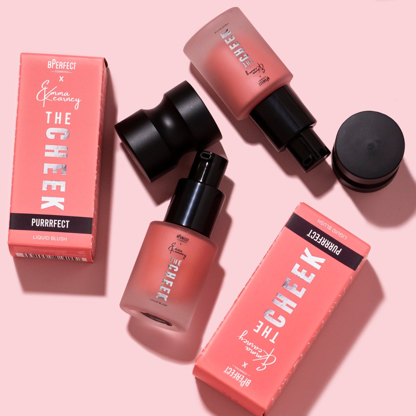 BPerfect x Emma Kearney The Cheek Shimmer Liquid Blush Purrrfect : Υγρό Ρουζ