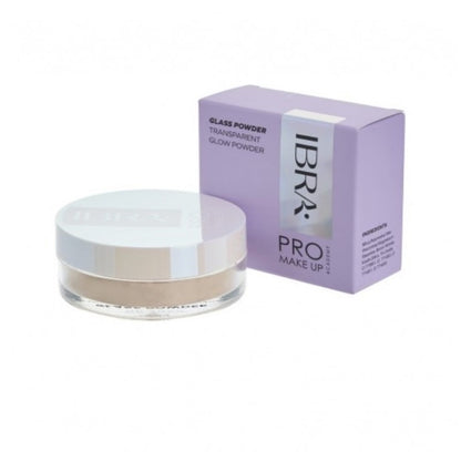 IBRA GLASS POWDER TRANSPARENT GLOW POWDER : Πούδρα Προσώπου