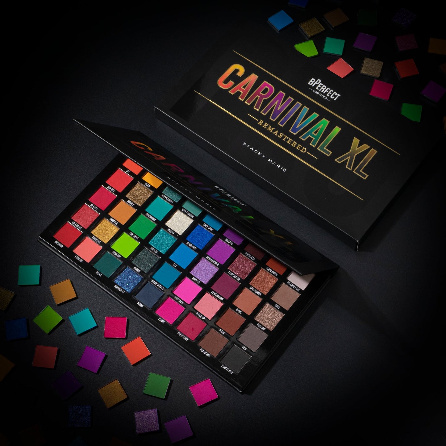 BPerfect x Stacey Marie Carnival XL Pro Remastered Palette : Παλέτα Σκιών