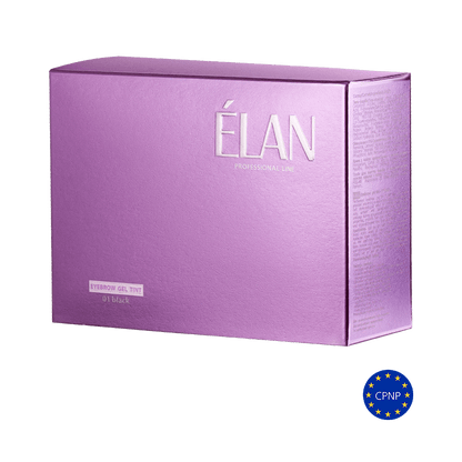 ELAN : Gel Tint Black 01 : Πακέτο Διαμόρφωσης Φρυδιών : Μαύρη Απόχρωση